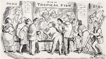 DON FREEMAN (1908-1978) Tropical Fish on 52nd Street.                                                                                            